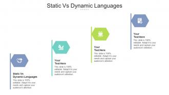 Static vs dynamic languages ppt powerpoint presentation ideas portfolio cpb