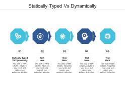 Statically typed vs dynamically ppt powerpoint presentation file brochure cpb