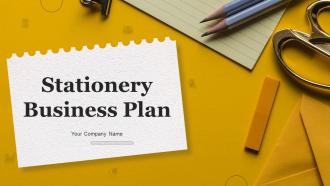 Stationery Business Plan Powerpoint Presentation Slides