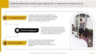 Stationery Business Plan Understanding The Market Gap Analysis For A Stationery Business BP SS Downloadable Multipurpose