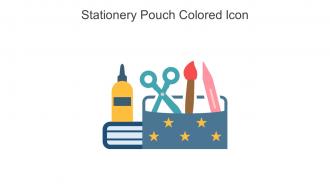 Stationery Pouch Colored Icon In Powerpoint Pptx Png And Editable Eps Format