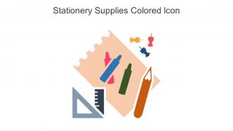 Stationery Supplies Colored Icon In Powerpoint Pptx Png And Editable Eps Format