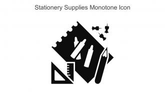 Stationery Supplies Monotone Icon In Powerpoint Pptx Png And Editable Eps Format