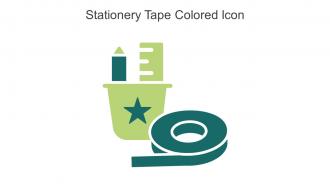 Stationery Tape Colored Icon In Powerpoint Pptx Png And Editable Eps Format