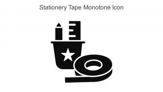 Stationery Tape Monotone Icon In Powerpoint Pptx Png And Editable Eps Format