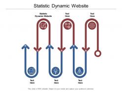Statistic dynamic website ppt powerpoint presentation summary background image cpb