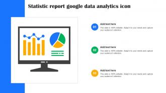 Statistic Report Google Data Analytics Icon