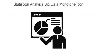 Statistical Analysis Big Data Monotone Icon In Powerpoint Pptx Png And Editable Eps Format