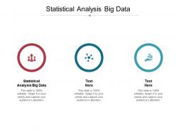 Statistical analysis big data ppt powerpoint presentation model good cpb