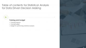 Statistical Analysis For Data Driven Decision Making Powerpoint Presentation Slides Unique Image