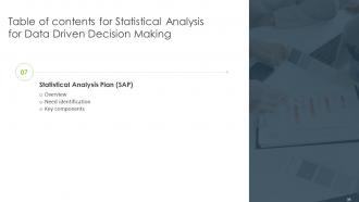 Statistical Analysis For Data Driven Decision Making Powerpoint Presentation Slides Downloadable Image