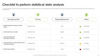 Statistical Analysis For Data Driven Decision Making Powerpoint Presentation Slides Interactive Image