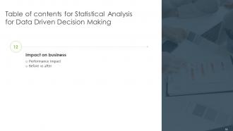 Statistical Analysis For Data Driven Decision Making Powerpoint Presentation Slides Captivating Image