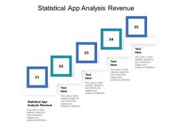 Statistical app analysis revenue ppt powerpoint presentation gallery show cpb