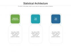 Statistical architecture ppt powerpoint presentation infographics slide portrait cpb