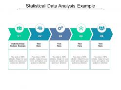 Statistical data analysis example ppt powerpoint presentation model gallery cpb