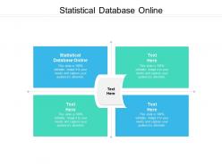 Statistical database online ppt powerpoint presentation styles clipart images cpb