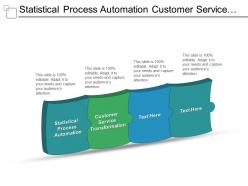 Statistical process automation customer service transformation risk management programs cpb