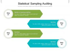 Statistical sampling auditing ppt powerpoint presentation infographic template graphic tips cpb