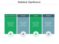 Statistical significance ppt powerpoint presentation slides graphics pictures cpb