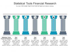 Statistical tools financial research ppt powerpoint presentation infographic slide cpb