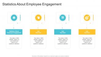 Statistics About Employee Engagement In Powerpoint And Google Slides Cpb