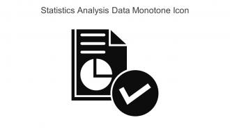 Statistics Analysis Data Monotone Icon In Powerpoint Pptx Png And Editable Eps Format