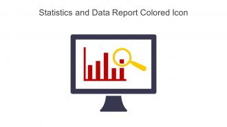 Statistics And Data Report Colored Icon In Powerpoint Pptx Png And Editable Eps Format