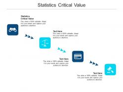 Statistics critical value ppt powerpoint presentation gallery deck cpb