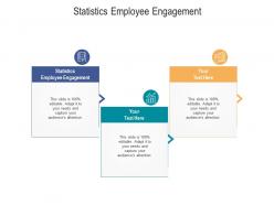 Statistics employee engagement ppt powerpoint presentation professional clipart cpb