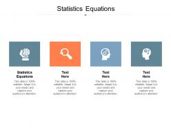 Statistics equations ppt powerpoint presentation show icons cpb