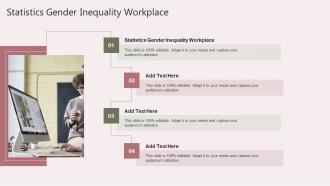 Statistics Gender Inequality Workplace In Powerpoint And Google Slides Cpb