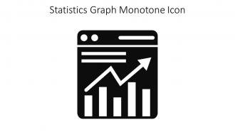 Statistics Graph Monotone Icon In Powerpoint Pptx Png And Editable Eps Format