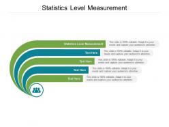 Statistics level measurement ppt powerpoint presentation file example cpb
