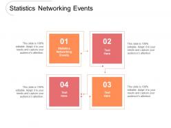 Statistics networking events ppt powerpoint presentation slides tips cpb