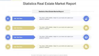 Statistics Real Estate Market Report In Powerpoint And Google Slides Cpb