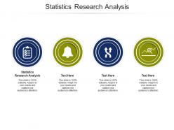 Statistics research analysis ppt powerpoint presentation sample cpb