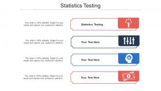Statistics testing ppt powerpoint presentation styles topics cpb