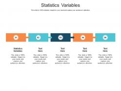 Statistics variables ppt powerpoint presentation infographic template tips cpb
