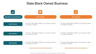 Stats Black Owned Business In Powerpoint And Google Slides Cpb
