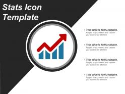 Stats icon template powerpoint presentation