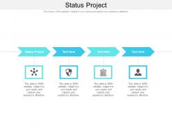 Status project ppt powerpoint presentation inspiration slideshow cpb