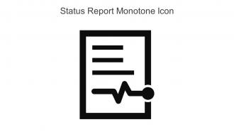 Status Report Monotone Icon In Powerpoint Pptx Png And Editable Eps Format