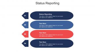 Status reporting ppt powerpoint presentation gallery show cpb
