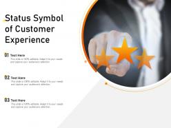 Status symbol of customer experience