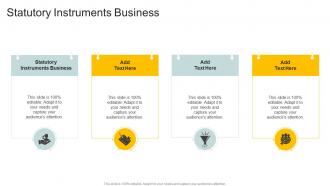 Statutory Instruments Business In Powerpoint And Google Slides Cpb