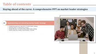 Staying Ahead Of The Curve A Comprehensive Ppt On Market Leader Strategies Strategy CD V Graphical Idea
