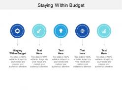 Staying within budget ppt powerpoint presentation ideas cpb