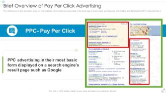 Steadybudget Investor Funding Elevator Brief Overview Of Pay Per Click Advertising