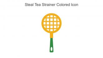 Steal Tea Strainer Colored Icon In Powerpoint Pptx Png And Editable Eps Format